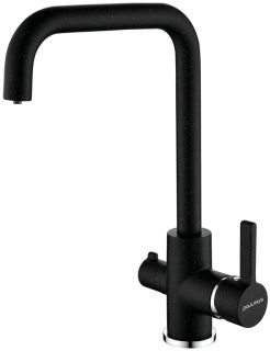 Смеситель для кухни Paulmark Logas Lo213021-308 чёрный